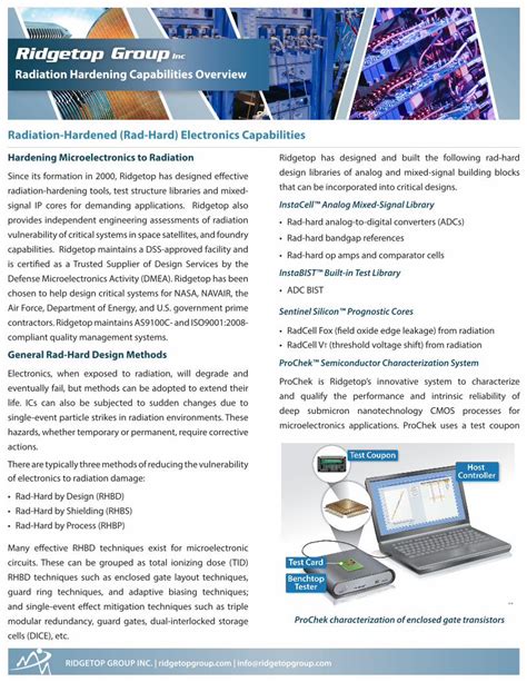 radiation hardening test results